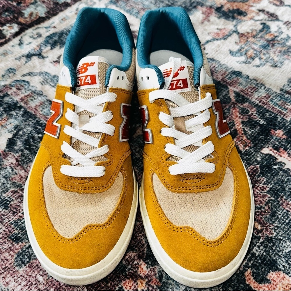 New Balance Numeric 574 Vulc 'Tan Teal' - image 4